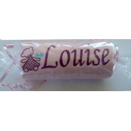 Serviette de bain bebe personnalise logo