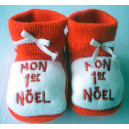 Chaussons b&eacute;b&eacute; No&euml;l
