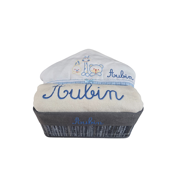 Corbeille cadeau naissance personnalisé