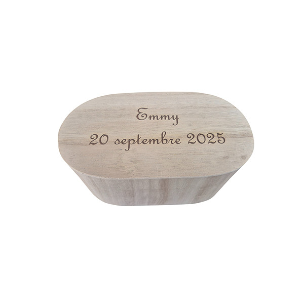 Coffret en bois personnalisé