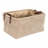 coffret velours marron