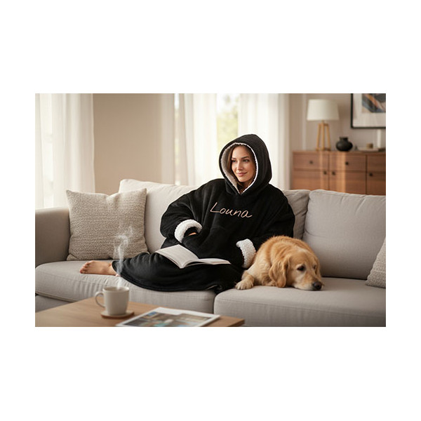 Sweat a capuche intérieur personnalisé