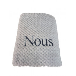 PLAID NID ABEILLE GRIS XXL