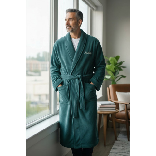 Peignoir Personnalisé polaire adulte 