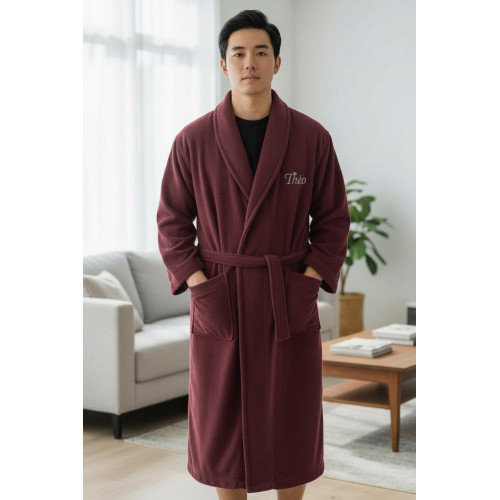 Peignoir de bain capuche Personnalisé adulte