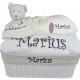 Corbeille cadeau naissance personnalisé