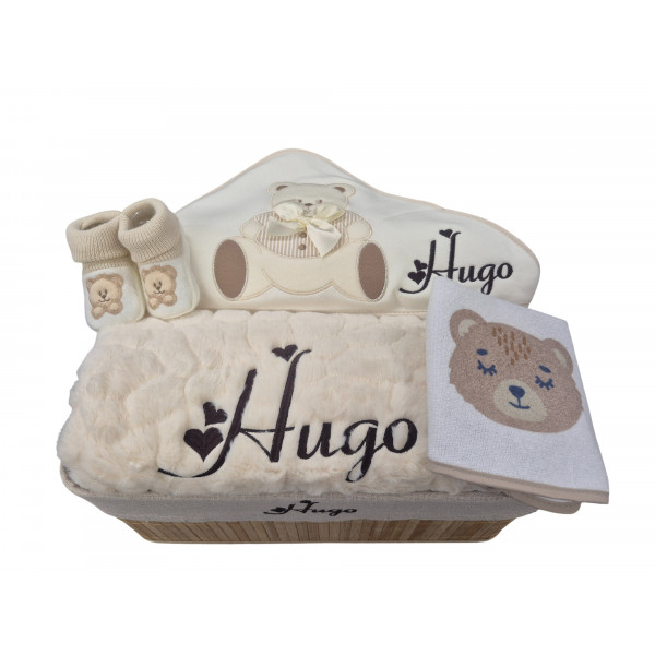 Corbeille cadeau naissance personnalisé