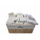 Corbeille cadeau naissance personnalisé