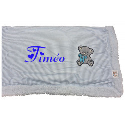 Couverture polaire personnalis&eacute;e