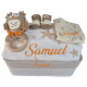Corbeille cadeau naissance personnalisé