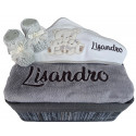 Corbeille cadeau naissance personnalisée