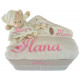Corbeille cadeau naissance personnalisé