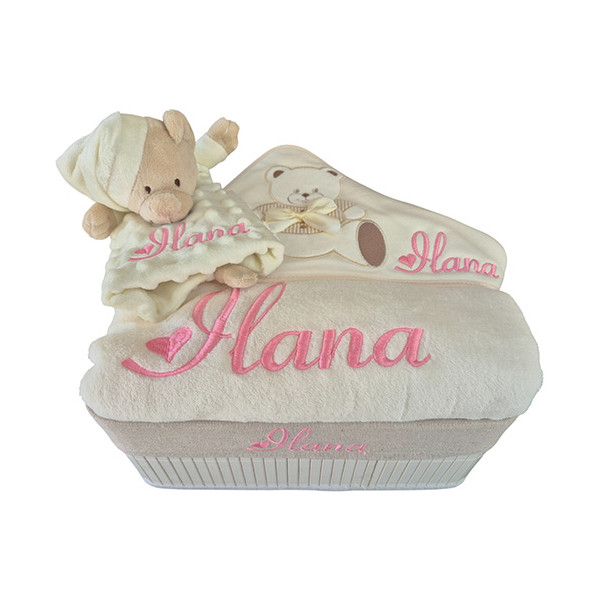 Corbeille cadeau naissance personnalisé