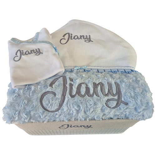 Corbeille cadeau naissance personnalisé