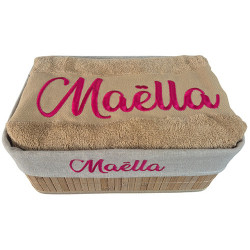 Coffret drap de bain personnalisé