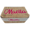 Coffret drap de bain personnalisé