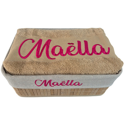 Coffret drap de bain personnalisé