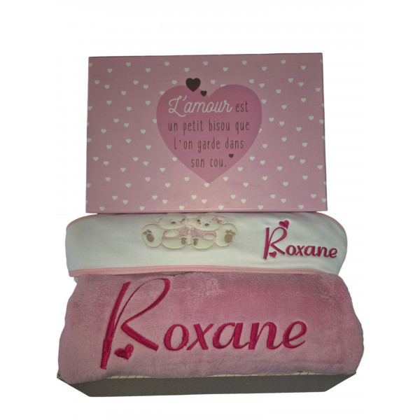 Corbeille cadeau naissance personnalisé