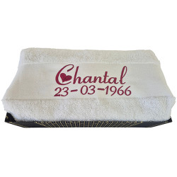 Coffret drap de bain personnalisé