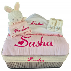 Corbeille cadeau naissance personnalisé Corbeille cadeau naissance personnalisé