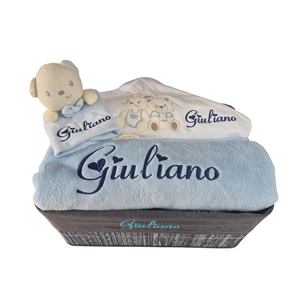 Corbeille cadeau naissance personnalisé