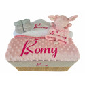 Corbeille cadeau naissance personnalisé