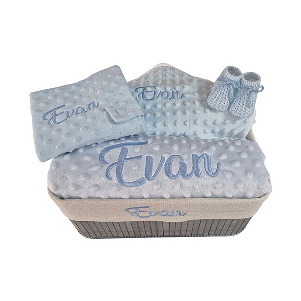 Corbeille cadeau naissance personnalisé