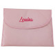 Trousse personnalisée Grand modèle rose ou bleu clair