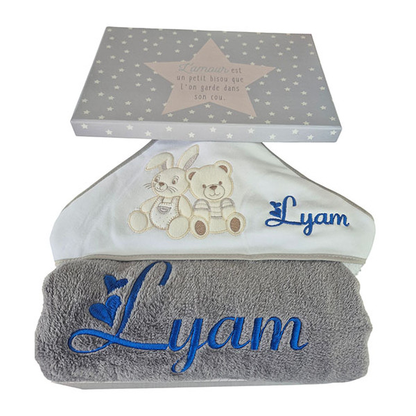 Corbeille cadeau naissance personnalisé