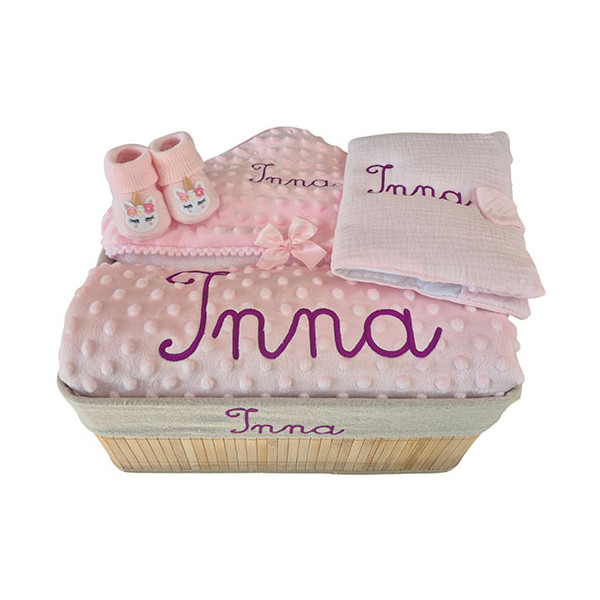 Corbeille cadeau naissance personnalisé