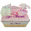 Corbeille cadeau naissance personnalisé
