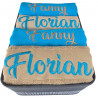 Coffret duo serviettes de bain + draps de bain personnalisés