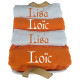 Coffret duo serviettes de bain + draps de bain personnalisés