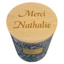 Bougie gravée