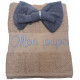 Serviette de toilette personnalisée plus gant