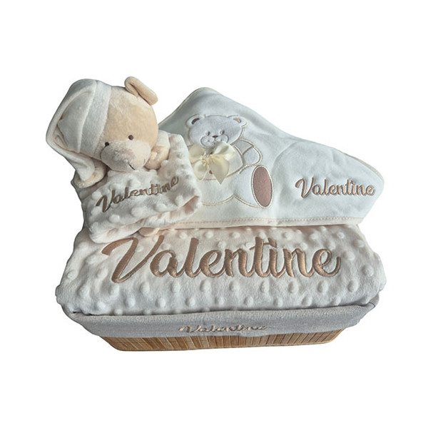 Corbeille cadeau naissance personnalisé