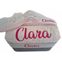 Corbeille cadeau naissance personnalisée