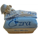 Corbeille cadeau naissance personnalisée