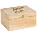 Grande boîte en bois personnalisée