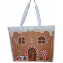 Sac shopping maison pain d'épices