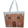 Sac shopping maison pain d'épices
