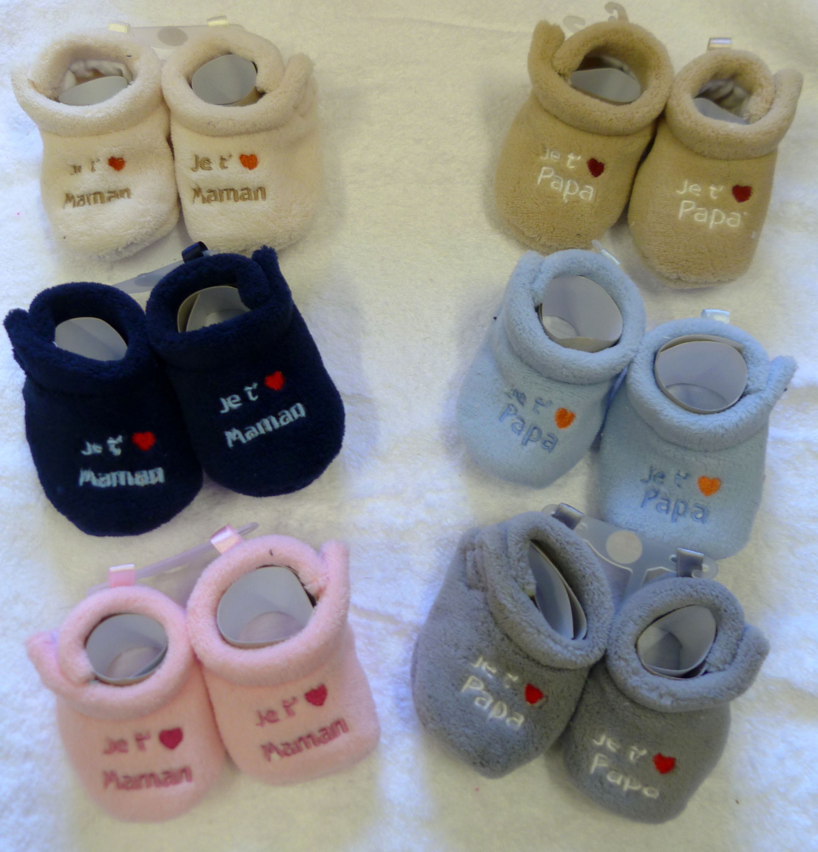 Chaussons bébé personnalisés –