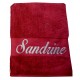 Drap de bain personnalisé Bordeaux