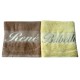 Coffret serviettes de bain personnalisées Camel/Vanille