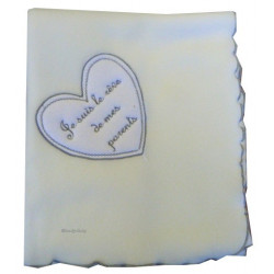 Couverture bébé en polaire personnalisée