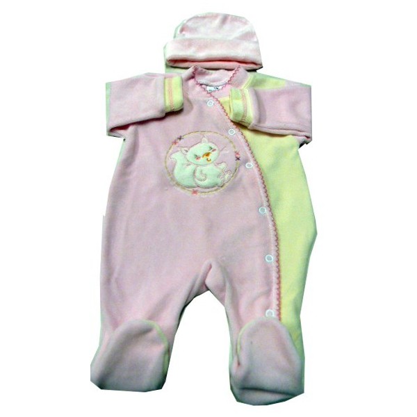 Pyjama bébé personnalisé + bonnet