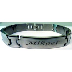 Bracelet Acier gravé