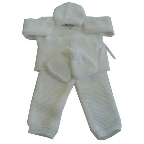 Ensemble bébé en tricot personnalisé