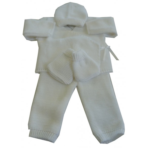 Ensemble bébé en tricot personnalisé