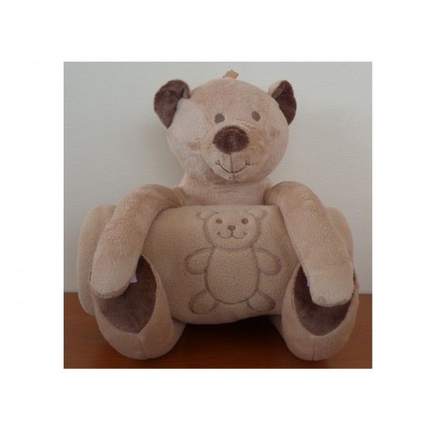 Couverture Polaire chocolat et sa Peluche personnalisée 